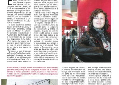 ENTREVISTA: SHEILA CASTAÑ SABATÉ EN ‘LA VOZ DEL BAJO CINCA’